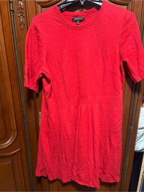 Banana Republic Vibrant Red sweater dress